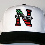 Load image into Gallery viewer, Identity "N" Snapback - White/Black
