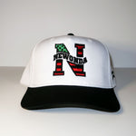 Load image into Gallery viewer, Identity "N" Snapback - White/Black
