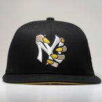 Load image into Gallery viewer, Grabbers Snapback ~ Yellow
